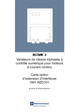 Schneider Electric Carte option Mode d'emploi