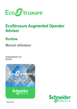 Schneider Electric EcoStruxure Augmented Operator Advisor - Runtime Mode d'emploi