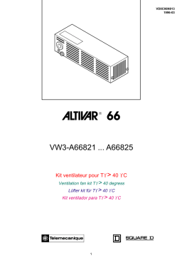 Schneider Electric VW3A66821-825 Manuel utilisateur