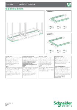 Schneider Electric 2 SIDE PARTS HANDL.PLINTH D400/D600 Manuel utilisateur