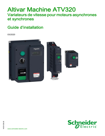 Schneider Electric ATV320 Guide d'installation | Fixfr