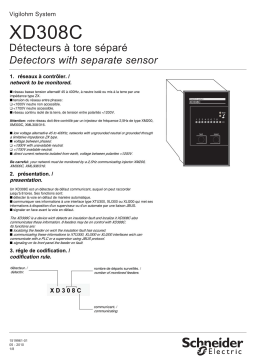 Schneider Electric XD308C, Detector Manuel utilisateur