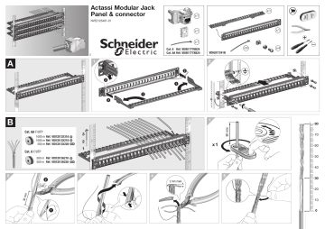Actassi- Modular Jack Panel & connector | Schneider Electric Actassi Manuel utilisateur | Fixfr