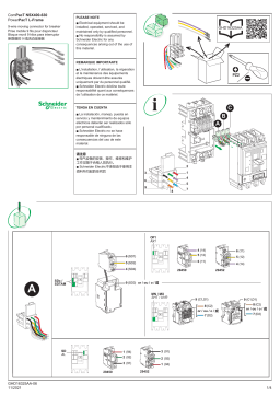 Schneider Electric ComPacT NSX400-630, PowerPacT L-Frame - 9-Wire Moving Connector Manuel utilisateur