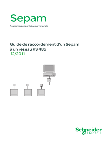 Schneider Electric Sepam Mode d'emploi | Fixfr