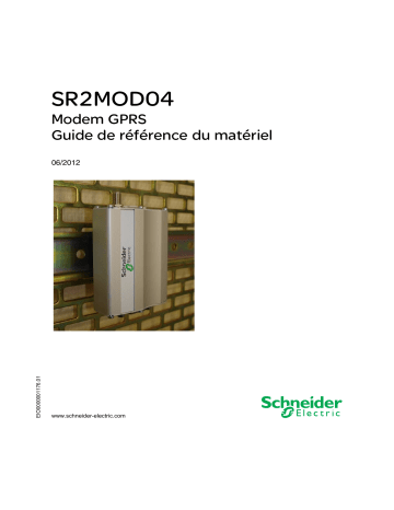 Schneider Electric SR2MOD04 - Modem GPRS Guide de référence | Fixfr