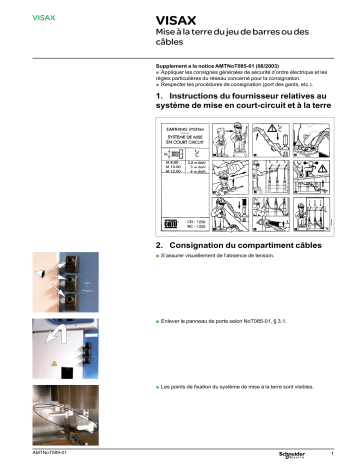 Schneider Electric VISAX Mode d'emploi | Fixfr