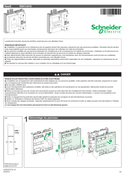 Schneider Electric Resi9 - Panneau de contrôle monophasé - R9H13416 Manuel utilisateur