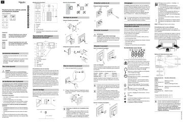 Schneider Electric KNX- Système M Bouton-poussoir plus avec RTR Manuel utilisateur | Fixfr