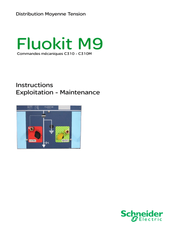 Schneider Electric Fluokit M9 Commandes mécaniques C310 - C310M Mode d'emploi | Fixfr
