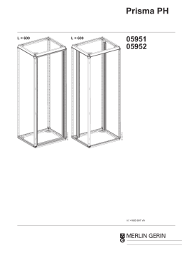 Schneider Electric "FIXED 19"" CHASSIS AND UPRIGHTS PH" Mode d'emploi