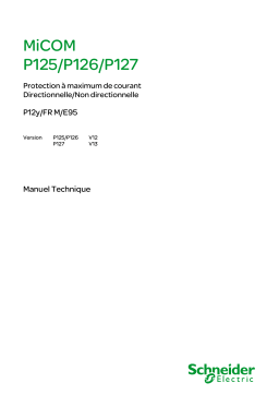 Schneider Electric MiCOM P12y Mode d'emploi