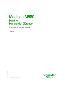 Schneider Electric Modicon M580 Manuel utilisateur