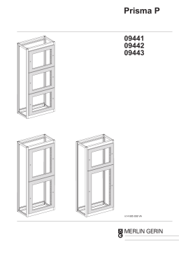 Schneider Electric Front plate support frame Mode d'emploi