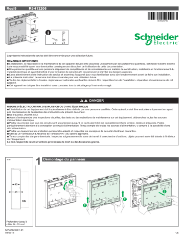 Schneider Electric Resi9 - Bloc de commande - R9H13206 Manuel utilisateur | Fixfr