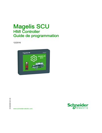 Schneider Electric Magelis SCU - HMI Controller Mode d'emploi | Fixfr