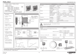 Schneider Electric XUYP925L.ANS Photo-electric sensors Manuel utilisateur