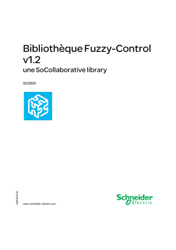 Schneider Electric Bibliothèque Fuzzy-Control V1.2 Mode d'emploi