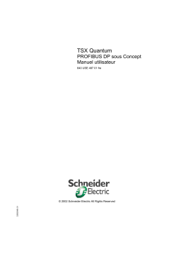 Schneider Electric Quantum 140CRP81100 Module Maître PROFIBUS DP Mode d'emploi