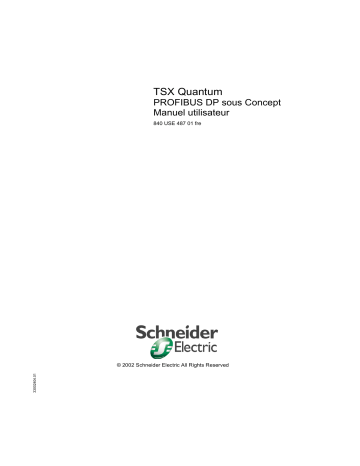 Schneider Electric Quantum 140CRP81100 Module Maître PROFIBUS DP Mode d'emploi | Fixfr