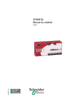 Schneider Electric XPSMF30 Mode d'emploi