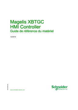 Schneider Electric Magelis XBTGC HMI Controller Guide de démarrage rapide