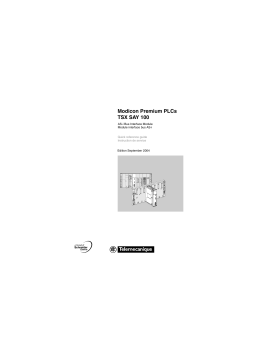 Schneider Electric TSXSAY100 Module interface bus AS-i Guide de démarrage rapide