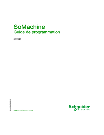 Schneider Electric SoMachine Mode d'emploi | Fixfr