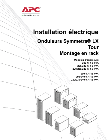 Schneider Electric Symmetra Mode d'emploi | Fixfr