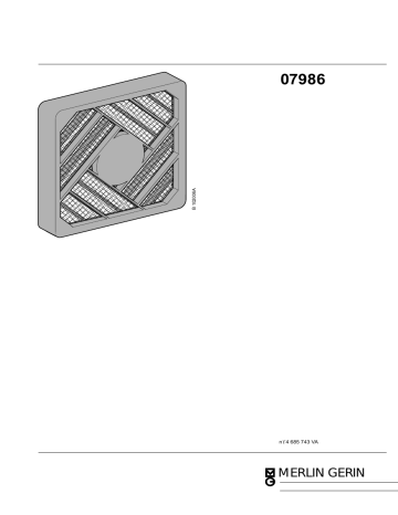 Schneider Electric OUTLET FILTER Mode d'emploi | Fixfr