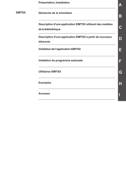 Schneider Electric Application SIMTSX Mode d'emploi