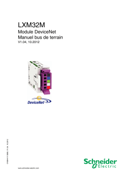 Schneider Electric LXM32M Module DeviceNet Mode d'emploi