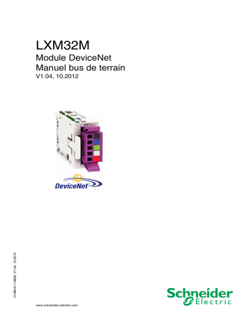 Schneider Electric LXM32M Module DeviceNet Mode d'emploi | Fixfr