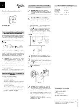Schneider Electric Mécanisme bouton poussoir électronique, 4-100 VA Mode d'emploi