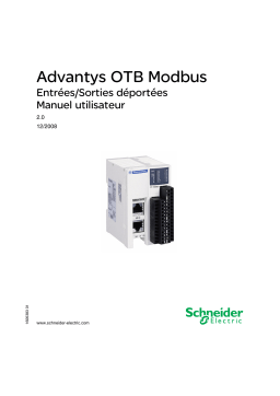 Schneider Electric Advantys OTB Modbus Entrées/Sorties déportées Mode d'emploi