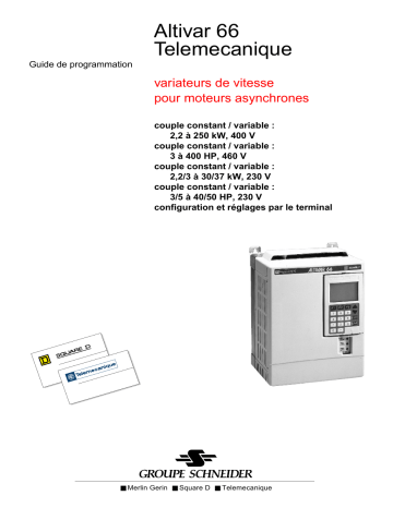 Schneider Electric ATV66 Mode d'emploi | Fixfr