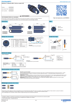 Schneider Electric XX.30.2.M12 Capteur analogique ultrasonique M30 Manuel utilisateur