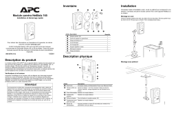 Schneider Electric Module caméra NetBotz 165 Guide de démarrage rapide