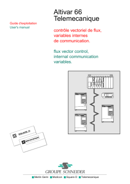 Schneider Electric Communication variables ATV66F Mode d'emploi