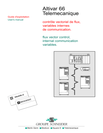 Schneider Electric Communication variables ATV66F Mode d'emploi | Fixfr