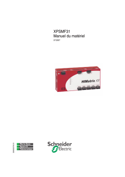 Schneider Electric XPSMF31 Mode d'emploi