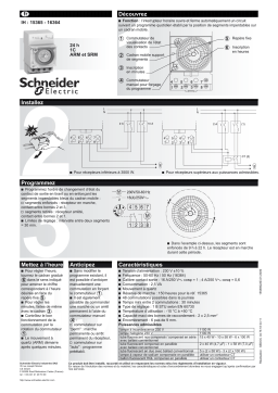 Schneider Electric Multi 9- IH Interrupteur mécanique 24H-1C ARM et SRM Mode d'emploi