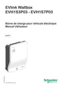 Schneider Electric EVlink Wallbox Mode d'emploi