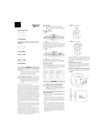 Schneider Electric ARGUS- KNX Détecteur de présence Mode d'emploi | Fixfr