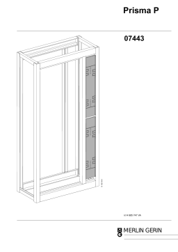 Schneider Electric FRONT SHIELDING W300 PRISMA P Mode d'emploi