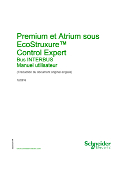 Schneider Electric Premium et Atrium sous EcoStruxure™ Control Expert - Bus INTERBUS Mode d'emploi