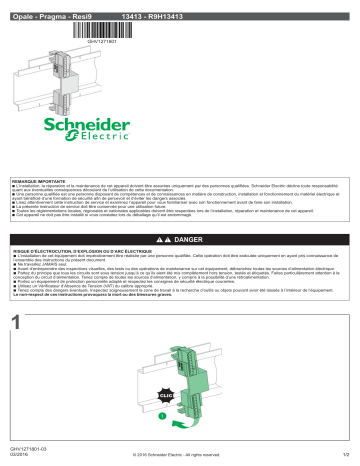 Schneider Electric Opale-Pragma-Resi9 Manuel utilisateur | Fixfr