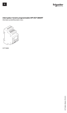 Schneider Electric Acti 9- Interrupteur horaire Manuel utilisateur | Fixfr