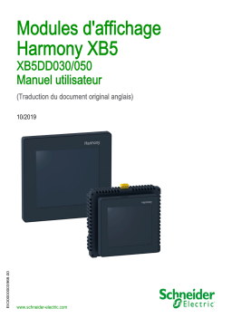 Schneider Electric Harmony XB5 Mode d'emploi