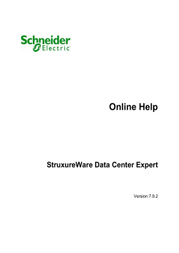 Schneider Electric Data Center Expert Manuel utilisateur